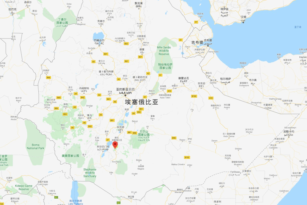 埃塞地图 埃塞地图